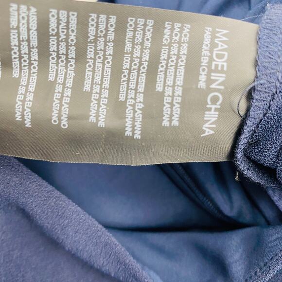 NEW Club Monaco Janah V-Neck Jumpsuit In Aviator Navy Blue Size 2 Quiet Luxe - Picture 8 of 11